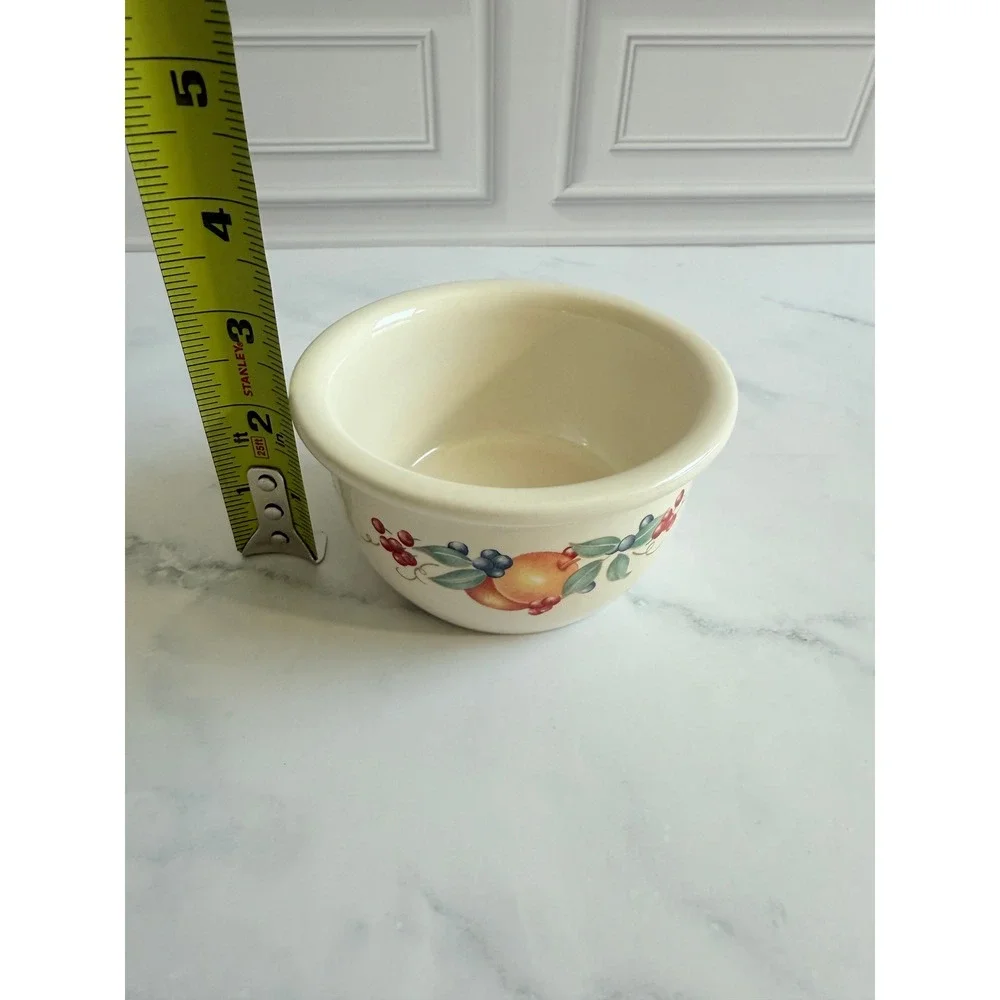 VTG 1980s Set of 3 Corelle Corningware Abundance Ramekins 4 1/4
